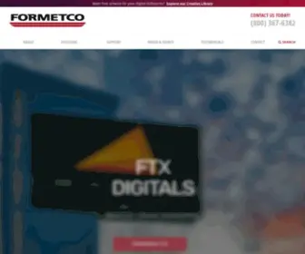 Formetco.com(LED Billboards & Hardware) Screenshot