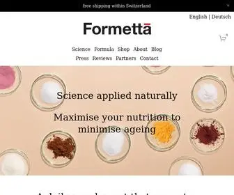 Formetta.com(Collagen supplement) Screenshot