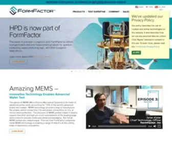Formfactor.com(FormFactor Inc) Screenshot