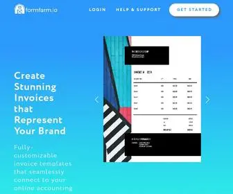 Formfarm.io(Create Stunning Invoices for Free) Screenshot