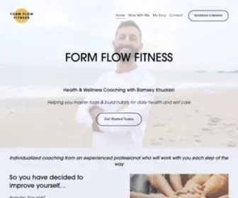 Formflowfitness.com(Health & Wellness Coaching with Ramsey) Screenshot