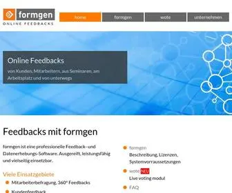 FormGen.de(Online Feedbacks) Screenshot