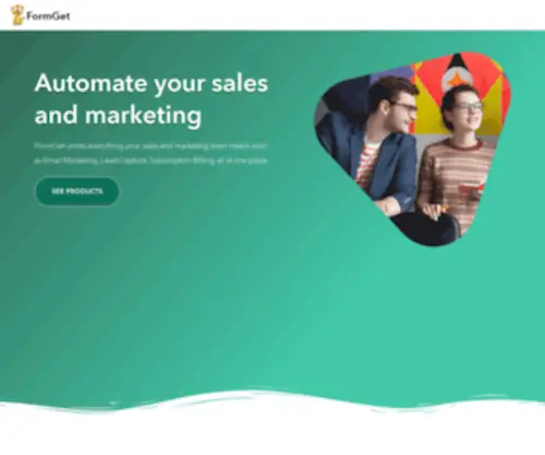 FormGet.com(Online Form Builder & Email Marketing Software) Screenshot