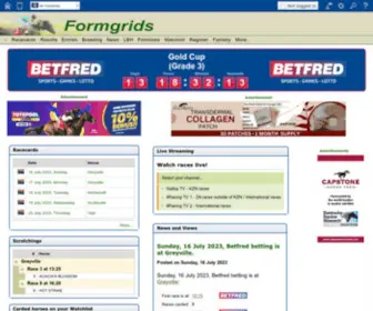 FormGrids.com(Horse racing's the most effective form study tool) Screenshot