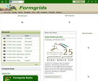 FormGrids.info(Horse racing's the most effective form study tool) Screenshot