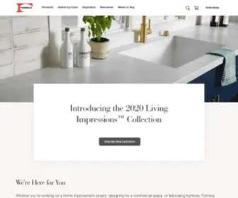 Formica.com(Formica Laminate) Screenshot
