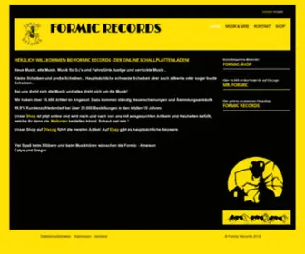 Formic.de(Formic Records) Screenshot