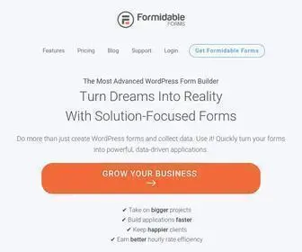Formidableforms.com(Formidable Forms) Screenshot