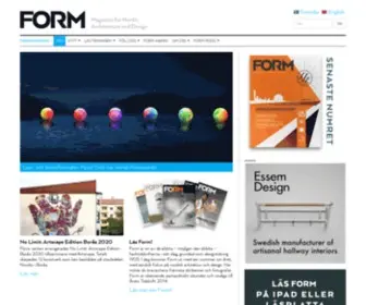 Formmagazine.com(Hem) Screenshot
