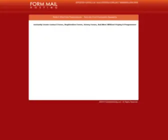 Formmailhosting.com(Web Forms) Screenshot