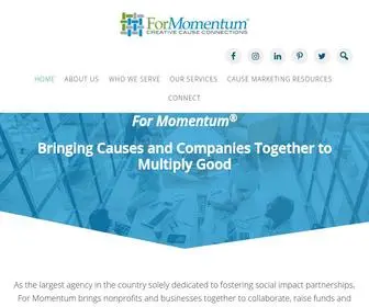 Formomentum.com(For Momentum) Screenshot