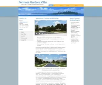 Formosa-Gardens.com(Exective Orlando vacation villa rentals) Screenshot