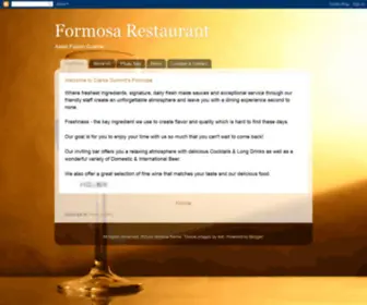 Formosa570.com(Formosa Restaurant) Screenshot