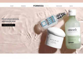 Formosaskin.com(Formosa Skin) Screenshot