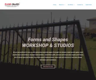 Formsandshapeslagos.com(Forms and Shapes) Screenshot
