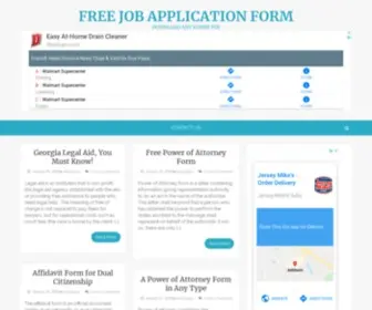 Formspdf.com(Free Job Application Form) Screenshot