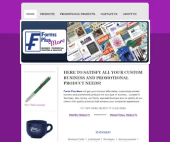 Formsplusmorenj.com(Forms Plus More) Screenshot