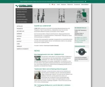 Formtest.de(Härtmessung) Screenshot