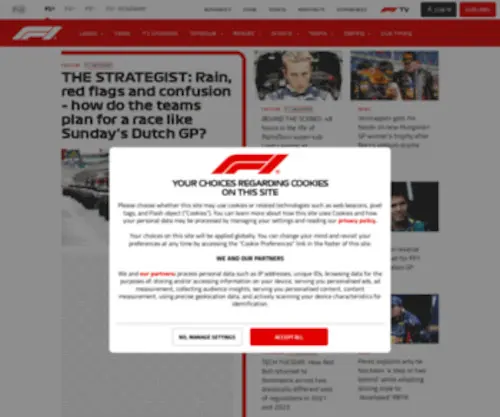 Formula1Blog.com(Formula 1 Blog) Screenshot