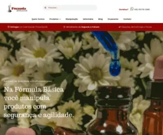 Formulabasica.com.br(Farmácia de Manipulação Fórmula Básica) Screenshot