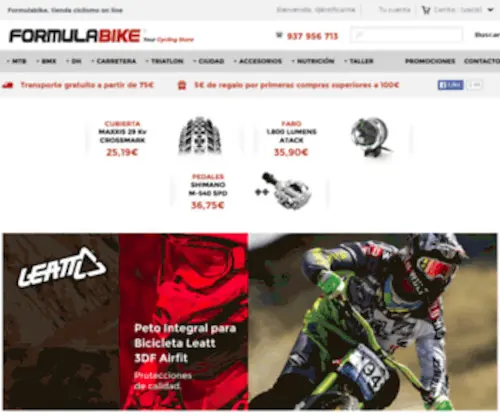 Formulabike.com(Formulabike, tienda ciclismo on line) Screenshot