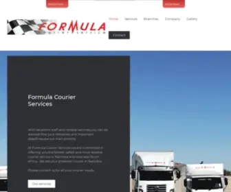 Formulacourier.com(Formula courier services in Namibia. Just say when and where) Screenshot