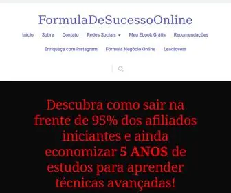 Formuladesucessoonline.com(Formula De Sucesso Online) Screenshot