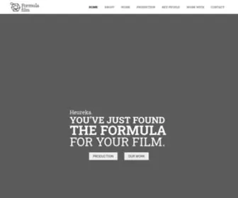 Formulafilm.hr(Full service production company) Screenshot