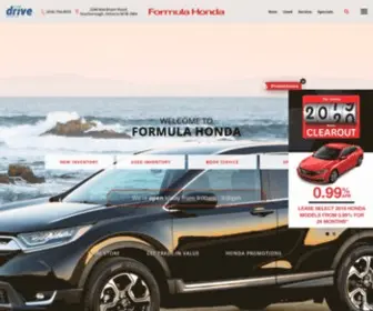 Formulahonda.com Screenshot