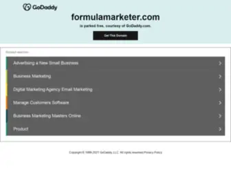 Formulamarketer.com(Formulamarketer) Screenshot