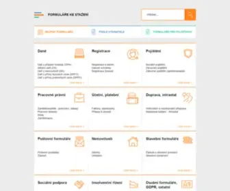 Formulare-KE-Stazeni.cz(Formuláře) Screenshot