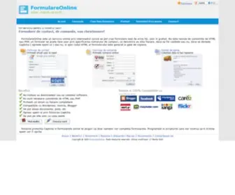 Formulareonline.ro(Formular de contact) Screenshot