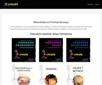 Formulasecuoya.com(Bienvenido/a a Fórmula Secuoya) Screenshot