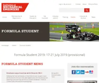 Formulastudent.com(Formula Student) Screenshot