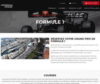 Formulatours.com(Billets F1) Screenshot