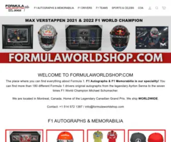 FormulaWorldshop.com(Formula World Shop) Screenshot