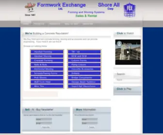 Formwork-Exchange.com(Formwork Exchange) Screenshot