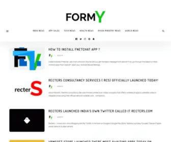 Formy.in(News & Blog) Screenshot