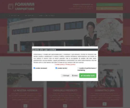 Fornara.net(Fornara Carpenterie snc produzione di) Screenshot