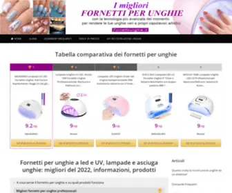 Fornettounghie.it(Fornetti per unghie led e UV) Screenshot