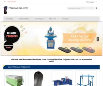 Fornnasindustry.com(Slipper Making Machine Manufacturer) Screenshot