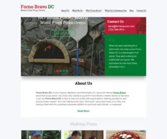 Fornobravodc.com(Wood-Fired Pizza Ovens, Washington DC, Forno Bravo) Screenshot