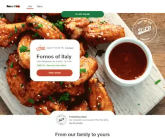 Fornosofitalymenu.com(Get 5% off your pizza delivery order) Screenshot