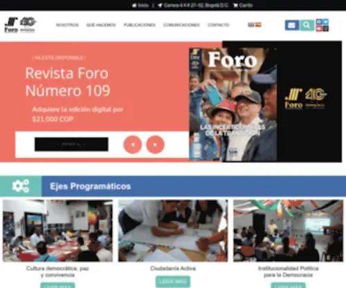 Foro.org.co(Fundación) Screenshot
