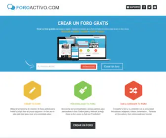 Foroactivo.com(Crear un foro gratis) Screenshot