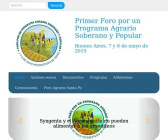 Foroagrario.org(Buenos Aires) Screenshot