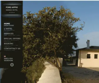 Foroappiohotel.it(Foro Appio Mansio Hotel Latina) Screenshot