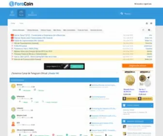 Forocoin.net(Foro Coin) Screenshot