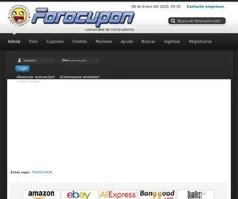 Forocupon.com(Chollos, freebies, ofertas y cupones) Screenshot