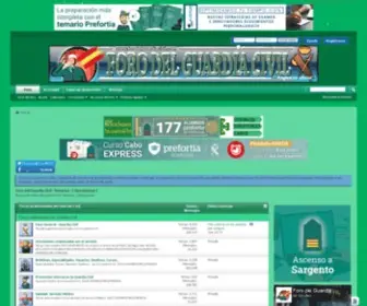 Forodelguardiacivil.com(Foro del Guardia Civil) Screenshot